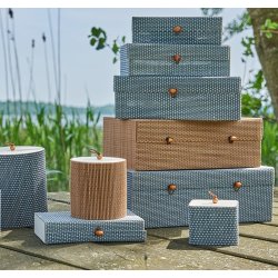 Speedtsberg - bambus sker 5 stk  37 x 25 x 14cm - bl