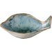 Ib Laursen Skål Ocean Blue mini fiskeformet - 10,7cm