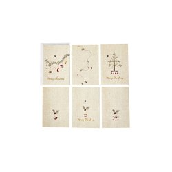 Speedtsberg  -Kort med kuvert  Merry Christmas 10x15cm 3 stk. pr. pakke