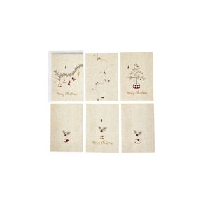 Speedtsberg  -Kort med kuvert  Merry Christmas 10x15cm 3 stk. pr. pakke