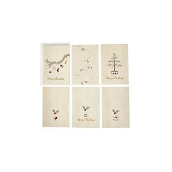 Speedtsberg  - Julekort med kuvert 10x15 cm - 6 stk