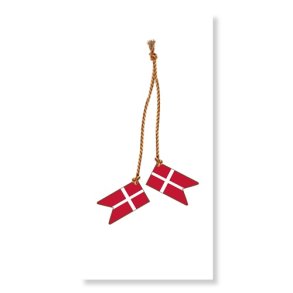 Speedtsberg - fdselsdags serviet med flag  - pakke med 16 stk