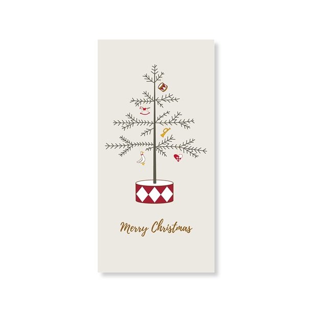 Speedtsberg - juleserviet - Merry Christmas  - pakke med 16 stk