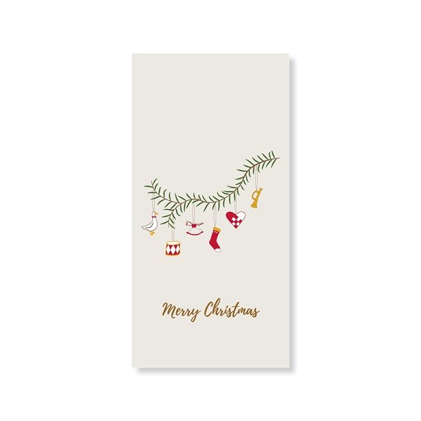 Speedtsberg - juleserviet - Merry Christmas  - pakke med 16 stk