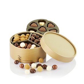 Cocoture - 240g mix � marcipanhjerter,drag�, guld foliehjerte i guld Cocoture hatte�ske