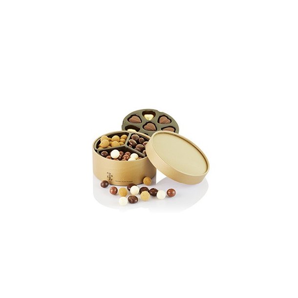 Cocoture - 240g mix � marcipanhjerter,drag�, guld foliehjerte i guld Cocoture hatte�ske