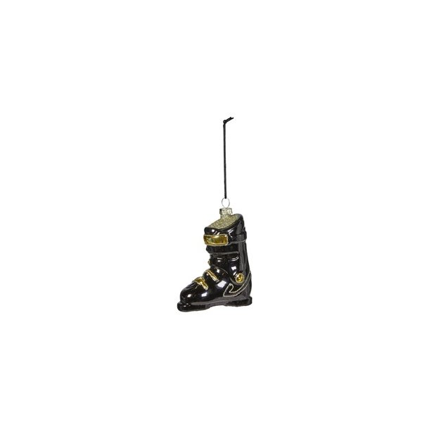 Speedtsberg - Julekugle skist�vle 8 x 4 x 10cm glas