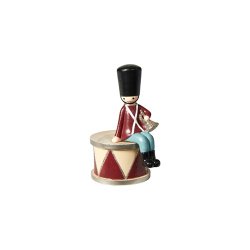 Speedtsberg -  Jim garder p� tromme 7 x 6 x 12cm- Polyresin