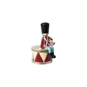 Speedtsberg -  Jim garder p� tromme 7 x 6 x 12cm- Polyresin