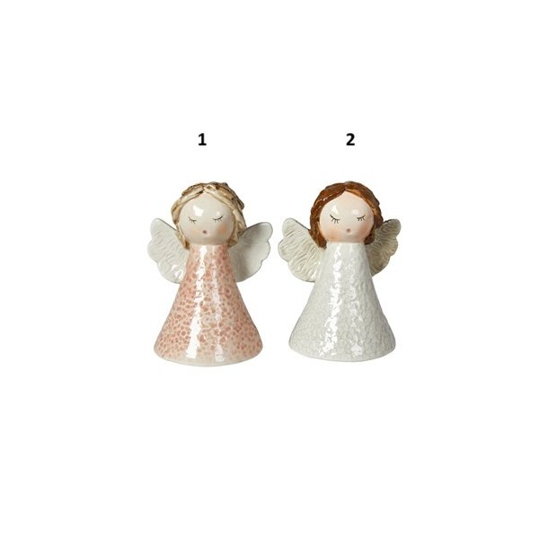Speedtsberg - Engle 2 forskelige 7x7x10cm keramik - 1 stk