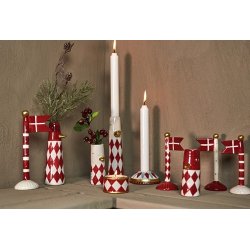 Speedtsberg -Flag almindelig 3 forskellige  9x6x19cm keramik - 1 stk.