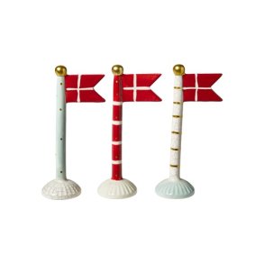 Speedtsberg -Flag almindelig 3 forskellige  9x6x19cm keramik - 1 stk.