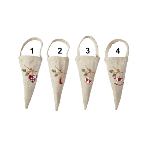  Speedtsberg - Krmmerhus med broderi, 4 varianter, 1 stk.