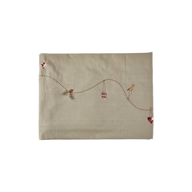 Speedtsberg - Dug med broderi 140x360cm bomuld 