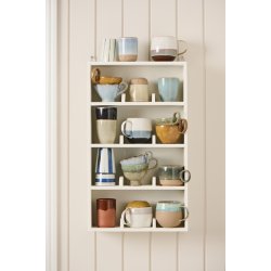 Ib Laursen Nordby - Krus uden hank med striber - 4 stk - 160 ml