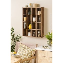 Ib Laursen Krus uden hank Heart mat brunt ler med gul kant 190 ml