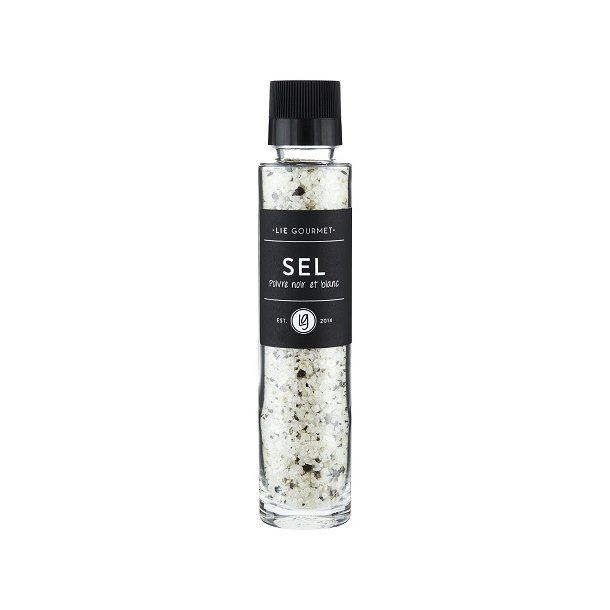 Lie Gourmet - salt, sort og hvid peber i kvrn  (220 g)