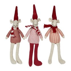 Speedtsberg - Noa sidde 3 forskellige -  H18cm stof - 1 stk. r�d