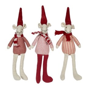 Speedtsberg - Noa sidde 3 forskellige -  H18cm stof - 1 stk. r�d