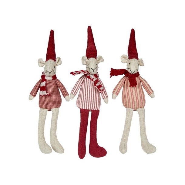 Speedtsberg - Noa sidde 3 forskellige -  H18cm stof - 1 stk. r�d
