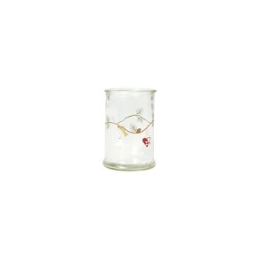 Speedtsberg Fyrfadsstage med juledekorationer D6x10cm glas