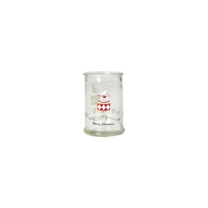 Speedtsberg Fyrfadsstage med juledekorationer D6x10cm glas