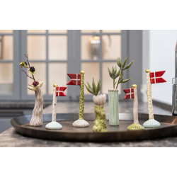 Speedtsberg Flag HJERTE 8x5x14 keramik - pris 1 stk. 3 forskellige