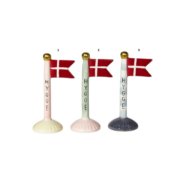 Speedtsberg Flag HYGGE 8x5x14 keramik - pris 1 stk. 3 forskellige