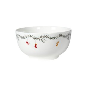 Speedtsberg -Sk�l med julemotiv D13x7cm porcel�n
