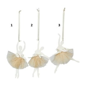 Speedtsberg -Ballerina 10x1x17cm metal - 3 forskellige - 1 stk. v�lg variant