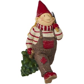 Ib Laursen Ribenisserne Freja med juletr� 12,3 cm h�j 