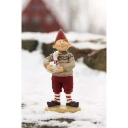 Ib Laursen Ribenisserne Sigurd med g�sen Gertrud 13,5 cm h�j 
