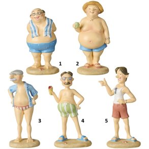 Ib Laursen M�nd i badet�j Strandkonger 5 forskellige - pris pr. stk.