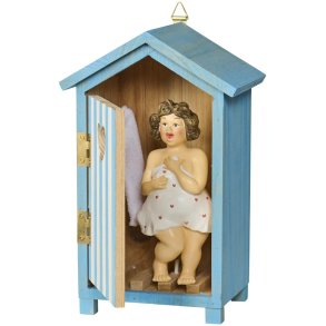 Ib Laursen Badehus med dame indeni