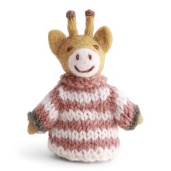 Gry &amp; Sif - fingerdukke giraf 9 cm