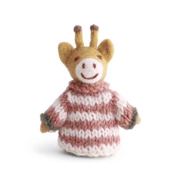 Gry &amp; Sif - fingerdukke giraf 9 cm