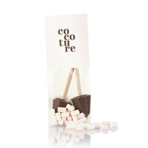 Cocoture - 2 stk. mrke chokosticks og micro marshmallow 59g