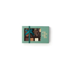 Cocoture Marcipanfigurer & Fyldte Chokolader i gr�n �ske  