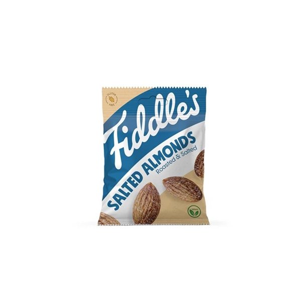 Fiddles - Ristede &amp; Saltede mandler - 16g