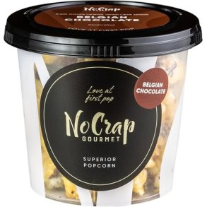 No Crap - Gourmet popcorn med belgisk chokolade - 65g