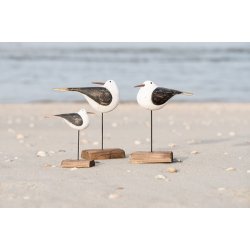 Ib Laursen Fugl p� pind med hoved bagud Nautico - B: 6,5 H: 21 L: 10