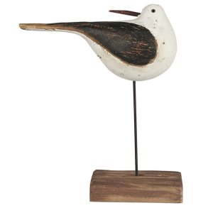 Ib Laursen Fugl p� pind med hoved bagud Nautico - B: 6,5 H: 21 L: 10