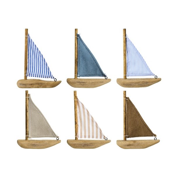 Ib Laursen - Skib med enkelt sejl 6 forskellige Nautico. 1 stk.