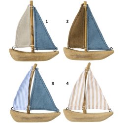Ib Laursen - Skib med dobbelt sejl Nautico 4 varianter. 1 stk.