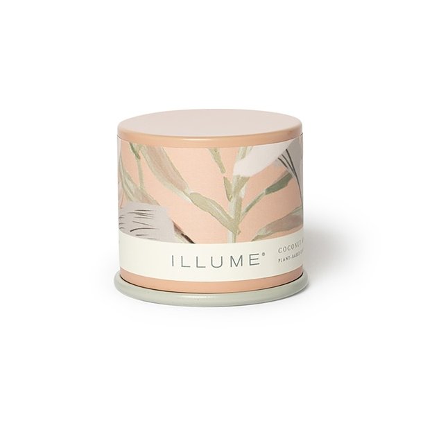 Bloomingville Coconut Milk Mango Demi Vanity Tin Duftlys, Rosa D6,5xH5,7 cm