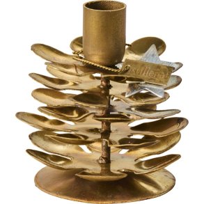 Ib Laursen Stage til 1,3 cm lys (kertelys) kogle Gloria - 6,5 cm h�j