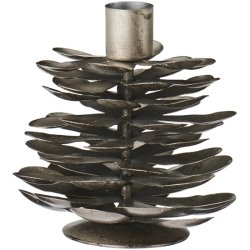 Ib Laursen Stage til 2,2 cm lys (krone eller bedelys) kogle Eira - 12,5 cm h�j