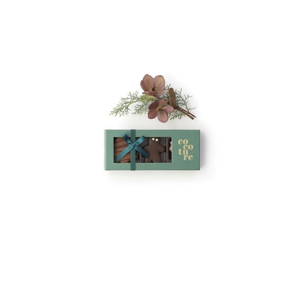 Cocoture Marcipanfigurer &amp; Fyldte Chokolader i gr�n �ske 60g