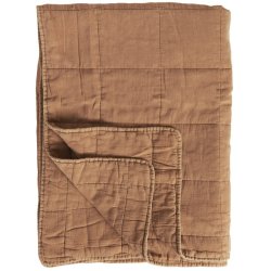Ib Laursen -Klassisk quilt cognac - 130 x 180 cm