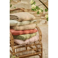 Ib Laursen -  Pudebetr�k rose - h�r  - 50x50cm.